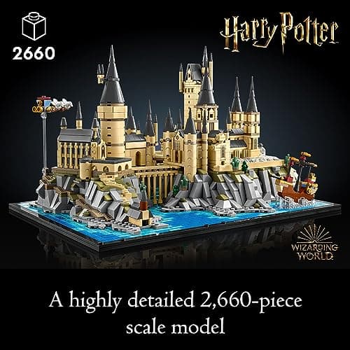 LEGO Harry Potter Hogwarts Castle and Grounds 76419 Building Set, Gift Idea for Adults, Buildable Display Model, Collectible Harry Potter Playset, Recreate Iconic Scenes from the Wizarding World B0BXQ6NRRN