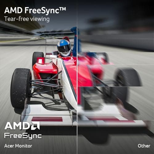 acer Nitro 27 Inch QHD 2560 x 1440 IPS Gaming Monitor | AMD FreeSync | Up to 180Hz Refresh | Up to 0.5ms | DCI-P3 95% | HDR 10 Support | One Display Port 1.2 & Two HDMI 2.0 | KG271U N3bmiipx