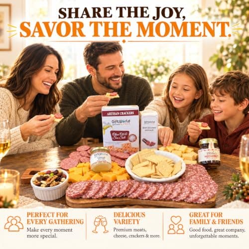 Food Gifts for Men, Meat Sampler For Men, Tailgating, Business, Congratulations, Care Packages, Thanksgiving & Holiday Gifts Charcuterie Meat and Cheese Gift Basket, Charcuterie Board Food Items B09TZ6BMRD