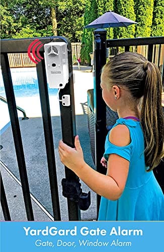 Yardgard Door and Window Pool Alarm, Child Safety UL 2017 Compliant Alarm for Pool Gates and Sliding Doors, Weatherproof, Wireless, Work as a UL Compliant Siren, ETL Certified, Easy to Install, White