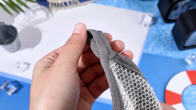 Juexica 8 Pcs Exfoliating Washcloth Men Wash Face Cloth Rustic Dual Sided Bath Washcloth 9.8 x 9.8'' Facial Scrubber Men Exfoliating Shower Towel for Body and Face (Mesh Pattern,Dark Color Series)