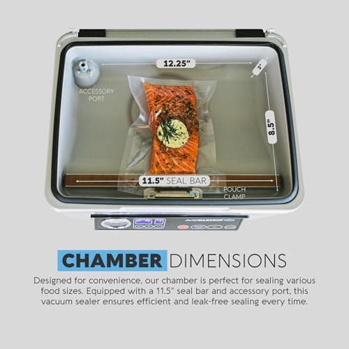 Avid Armor Chamber Vacuum Sealer Machine USV20 Ultra Series for Wet Foods, Meat Vacuum Packing Machine, Compact with 11.5-Inch Vaccum Sealer Bar