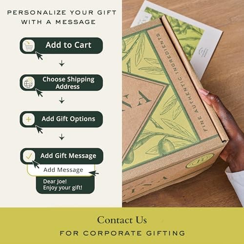 Mercato di Bellina Meat and Cheese Gift Box - Italian Charcuterie Gift Basket With Salami, Cheese, Olives, Crackers, Made in Italy for Holiday, Father's Day, Birthdays, Housewarming, Thank You