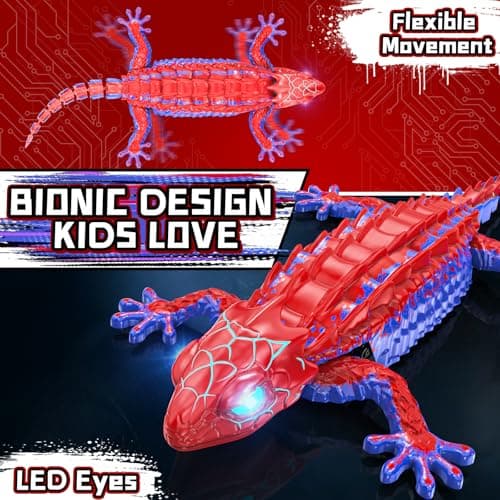 360° Rotating RC Stunt Car with Light, Wall Crawler Lizard Toys for 3-12 Year Old Boys Girls Kids Toys RC Wall Climbing Gecko, Rechargeable Remote Control Robot for Kids B0GYWVLG6M