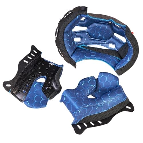 Kini ADV Adventure Helmet Adult Red Bull 1.0 Blue/White Small