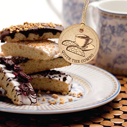 5 Valentines Chocolate Biscotti Gift Box, Gourmet Cookie Gift Basket for Food Delivery, Fancy Cookies Gift Ideas for Women, Men, Wife Girlfriend