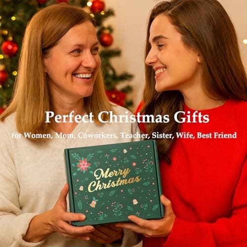Unique Christmas Gift Basket, Xmas Gift Set for Mom Coworkers Teacher Sister Wife Best Friend White Elephant W Tumbler MHSMHL Christmas Gift for Women 2026 Secret Santa Gifts for Women B0FR4NPVT1