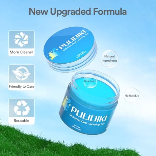 PULIDIKI Car Cleaning Gel Car Clean Putty, Universal Car Interior Cleaner Slime, Perfect Cleaning Kit Supplies, Auto Detailing Tools Accessories, Dust Remover Gifts for Men Women