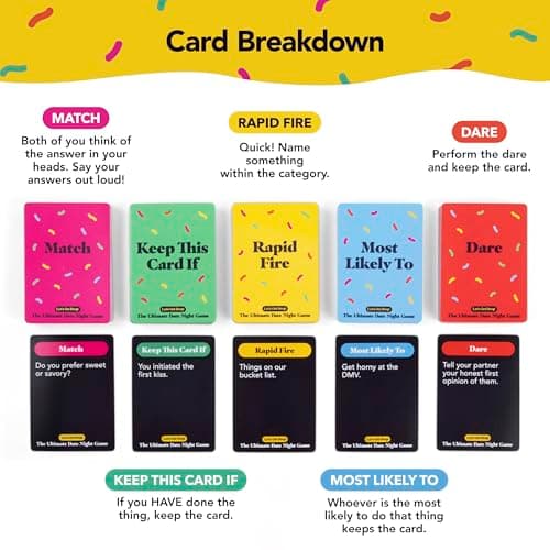 The Ultimate Date Night Game by Relatable, Great for Couples Games and Stay at Home Date Night Ideas, From The Makers of Let's Get Deep Relationship Card Game, Includes 300 Cards & Spinner