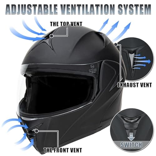 DOT Approved Full Face Motorcycle Helmet with Flip Up Dual Visor ，Full Face Motorcycle Helmet with Flip Up Dual Visor