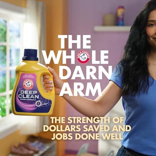 ARM & HAMMER Deep Clean Odor Formula Laundry Detergent Power Paks, 32 ct.