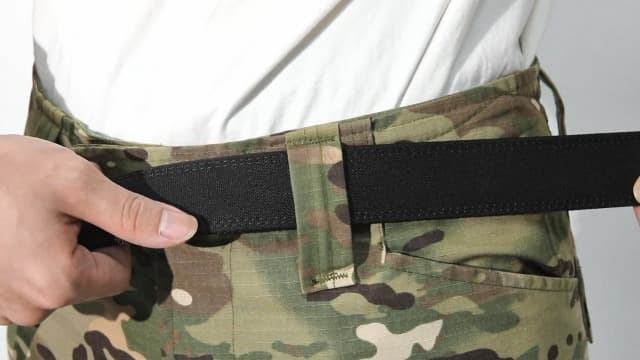 FAIRWIN Tactical Gun Belt, Ratchet CCW EDC Stiff Heavy Duty Work 1.5" Battle Concealed Carry Rigid Patented Nylon Men Belts