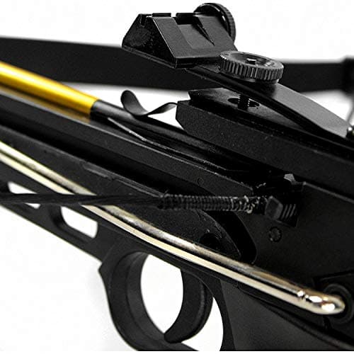 Crossbow Self-Cocking 80 Lbs with Adjustable Sight and Total of 27 Aluminim Arrow Bolt Set