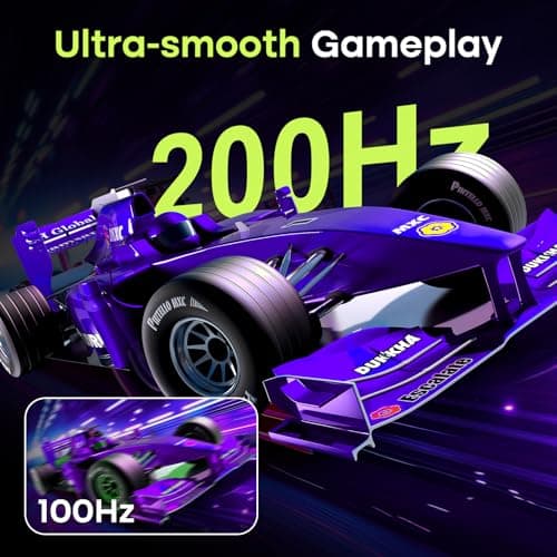 Amzfast 27 Inch 200Hz WQHD (2560 x 1440) Fast IPS Gaming Monitor, Built-in Speakers, 1ms G-SYNC Compatible, HDR400, 132% sRGB, 96% DCI-P3, VESA 100x100, HDMI 2.0 x 2 & DP 1.4 x 2, AMZG27F5Q