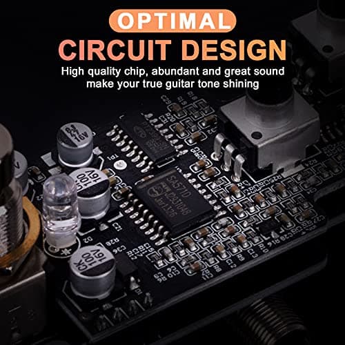 High Gain Distortion Guitar Pedal, AKLOT Electric Effects Pedals Mini Single Type DC 9V True Bypass