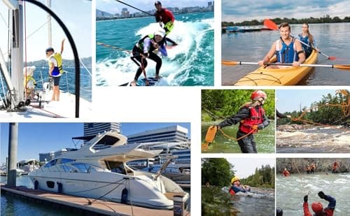 1/4 in (6mm) x 100 Ft (30Meter) Marine Floating Rope for Boating, Fishing, Rafting, Camping, Hiking, Hunting, Anchor, Mooring, Dock Lines, Kayak, Canoe, Rescuing Reflective Orange