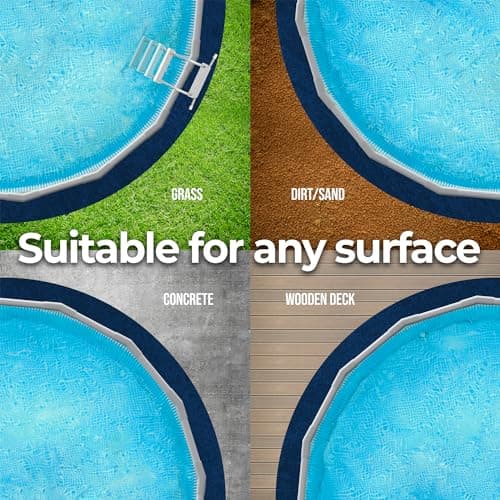 Shop Square 12-Foot Pool Liner Pad for Above Ground Pools - Under Pool Padding, Above Ground Pool Pad, Puncture Protection, Extend Liner Life, Durable Geotextile Material