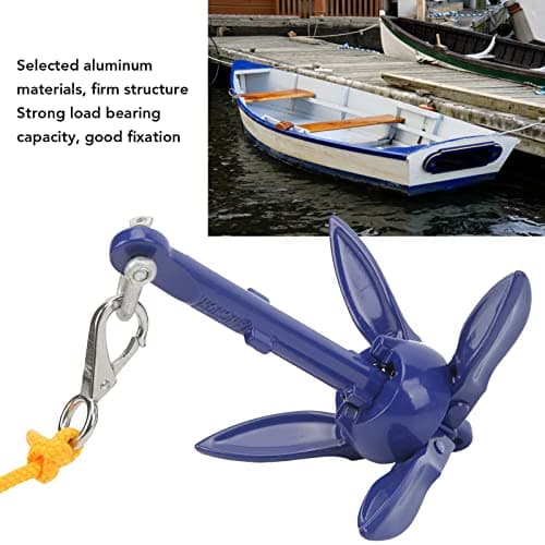 Marine Aluminium Foldable Kayak with Yellow Rope for Fishermen