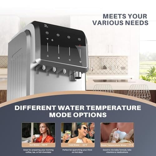 ICEPURE Multi-Function WiFi Water Cooler with Bullet and Crushed/Chewable Ice Maker, 5 Gallon Bottle Bottom Loading, Hot Cold Water Dispenser Built-in Ice Machine Combo, 35lbs/24H, Stainless Steel
