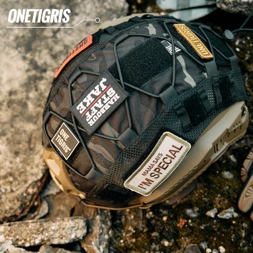 OneTigris Helmet Cover, Tactical Cloth Cover for Fast Helmet in Size L or M/L, XL or L/XL, Bump Helmet in Size XL or L/XL - ZKB12 No Helmet