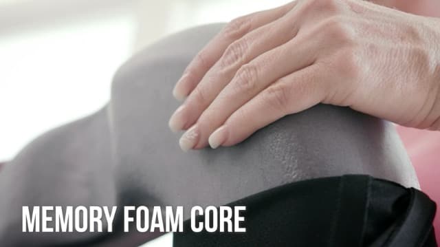 Donut Pillow Seat Cushion Chair Pad for Tailbone Pain Relief and Hemorrhoids, Memory Foam Seat Chair Cushion for Postpartum Pregnancy, Seat Cushions for Men and Women for Home & Office, (Black)