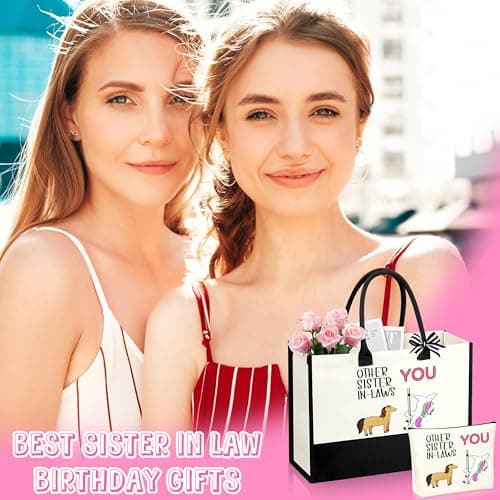 Sister In Law Birthday Christmas Gifts Funny Gifts for Sister In Law Birthday Christmas Wedding Gift For Sisters White Elephant Gift for Women Stocking Stuffers for Woman