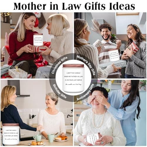 Homsolver Mother in Law Gifts, Mothers Day Birthday Gifts for Mother-in-Law, Anniversary Retirement Gift for Mom from Daughter Son in Law, Funny Lavender Candle Gift for Mom in Law B0DHLFTZ65
