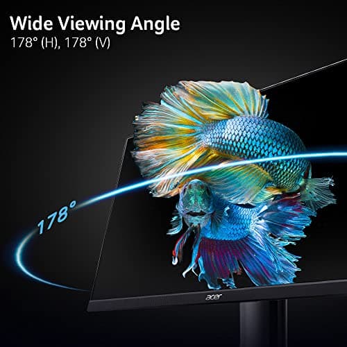 acer 27 Inch Monitor- KB272-27 Inch FHD IPS (1920 x 1080) Display, Up to 120Hz Refresh Rate, 99% sRGB, Tilt, Adaptive-Sync Support (FreeSync Compatible) 1ms (VRB), HDMI & VGA Ports