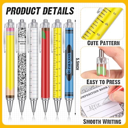16 oz Teacher Tumbler, Cute Composition Books Sticky Notes, Ballpoint Pens, for Mentor Lecturer Counselor Educator Honeydak 12 Set Christmas Teachers Gift Bulk Teacher Appreciation Gift B0F6SXV15W