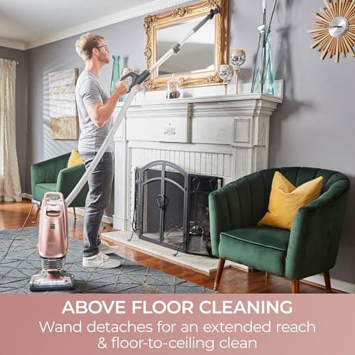 Kenmore BU4050 Intuition Bagged Upright Vacuum, liftup Cleaner with Hair Eliminator brushroll, pet Handi-Mate for Carpet, Hard Floor, Rose Gold