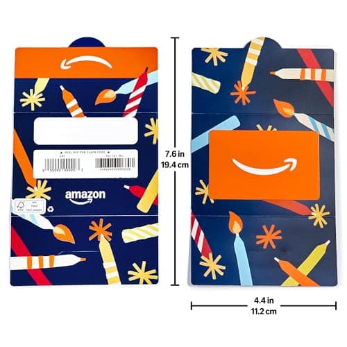 Mini Envelope - Birthday Amazon Physical Gift Card B0DMNNL62T