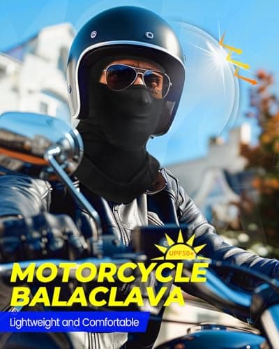 Balaclava Face Mask with Movable Deisgn for Men Women Summer Cooling Shiesty Mask Sun UV Protection-Motorcycle Ski Outdoor