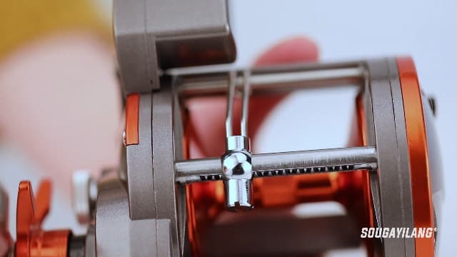 Sougayilang Line Counter Trolling Reel Conventional Level Wind Fishing Reel