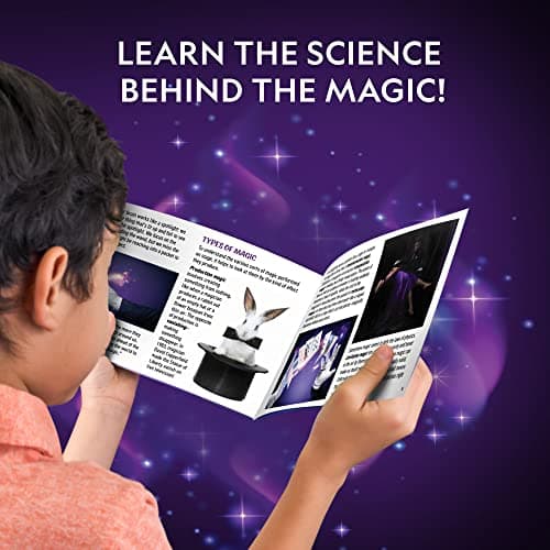 Perform Classic Illusions, Performance Props, STEM Learning, Video Instructions from a Professional Magician, Birthday Gift National Geographic Kids Magic Kit with 45 Tricks for Kids Ages 8-12 B0D24LTPS7