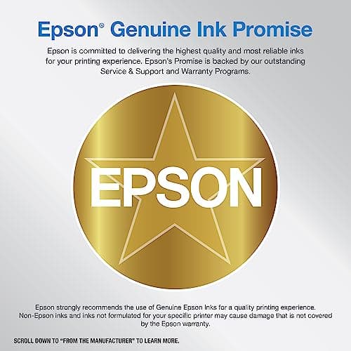 Epson EcoTank ET-2800 Wireless Color All-in-One Cartridge-Free Supertank with Scan and Copy, The Ideal Basic Home Printer - Black