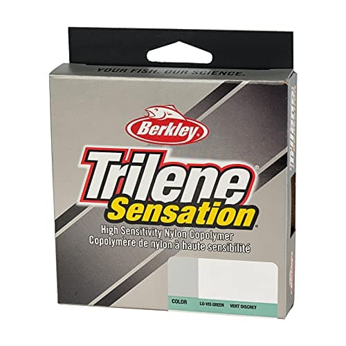 Berkley Trilene® Sensation, Low-Vis Green, 4lb | 1.8kg Monofilament Fishing Line, Suitable for Freshwater Environments