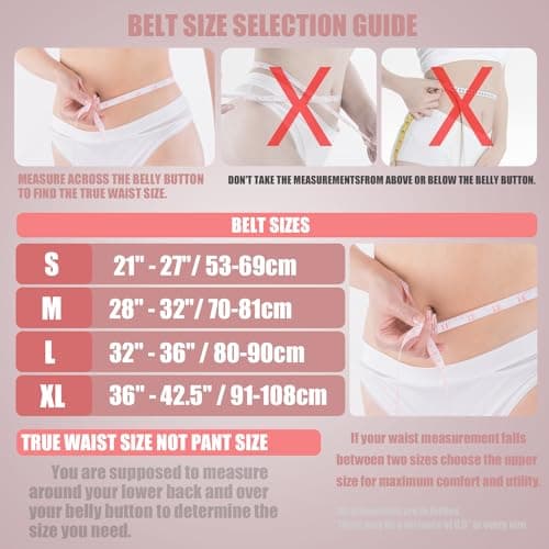 Jaffick Weight Lifting Belt For Ladies Leather Gym Belts Lower Waist Back Support For Women Men Fitness Squat Deadlift Heavy Duty Cross Training Gym Powerlifting Workout