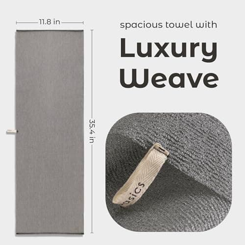 MainBasics Exfoliating Shower Towel - Japanese Nylon Bath Towel and Body Washcloth, Quick-Dry, Durable, Deep Exfoliation (Set of 3, Earthy Love)