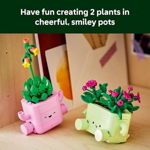 Building Toys for Girls & Boys, Ages 9+, Decor for Dorm Room or Kids Bedroom, 253 Pieces, Gift Idea LEGO Botanicals Rocking Plants 11506 B0G2SZQS1C