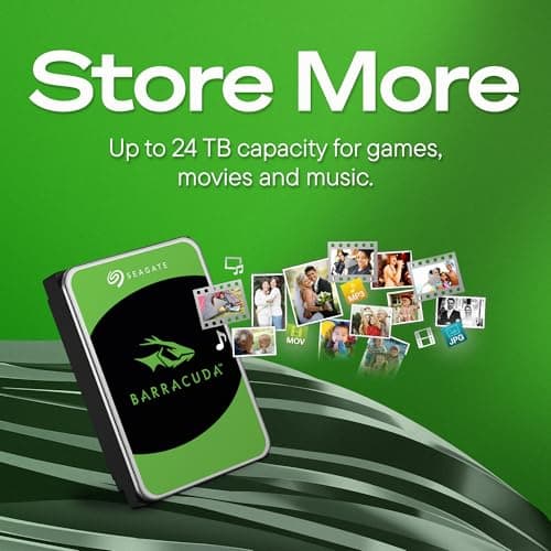 Seagate BarraCuda 2TB Internal Hard Drive HDD – 3.5 Inch SATA 6Gb/s 7200 RPM 256MB Cache – Frustration Free Packaging (ST2000DM008/ST2000DMZ08)