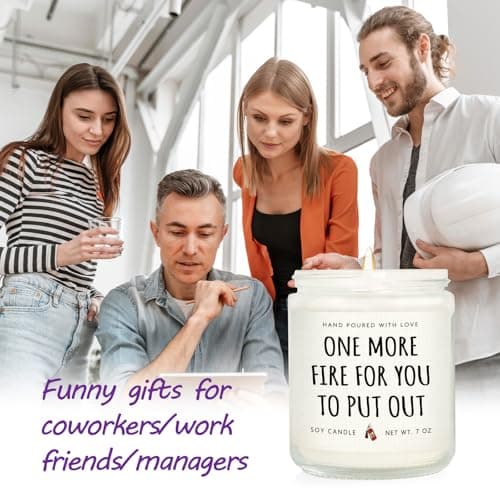 Manager Appreciation Gifts for Boss, Supervisor, Coworker, Office Humor for Boss Day, Birthday Christmas Gift Shqiueos Funny Boss Gifts for Women Men Lavender Scented Soy Wax Candle 7oz B0GJZ75HW2