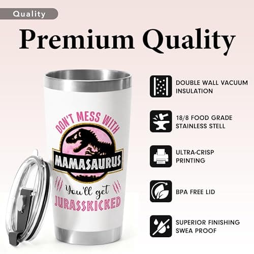 Gifts for Mom from Daughter, Son for Christmas, Mothers Day, Birthday - Mom Christmas Gift - Birthday Gifts for Moms, Happy Birthdays Moms - Best Mother Tumbler 20Oz Stainless Steel Coffee Cup B0GD5SZXVZ