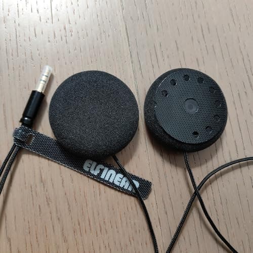 Acoustix Elite Helmet Speakers, Black, 45mm Dynamic Drivers, HiFi Crystal Copper Wire, 3.5mm AUX Compatible with Most Communicators (ACOUSTIX Elite 45MM)