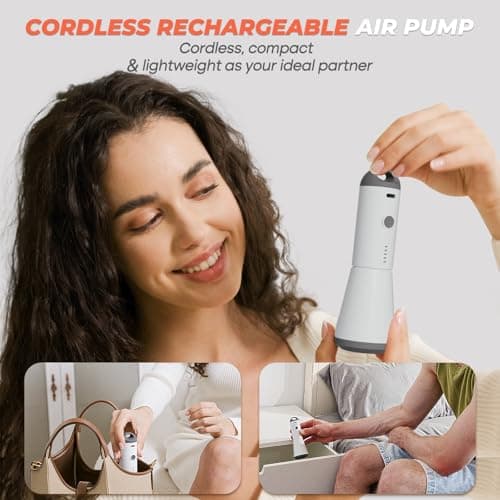 Vacuum Seal Bags for Clothing with Rechargeable Cordless Pump, 12 Pack Compression Packing Bags, Space Saver Storage for Seasonal Clothes Bedding Blanket Pillows Comforters Luggage Travel