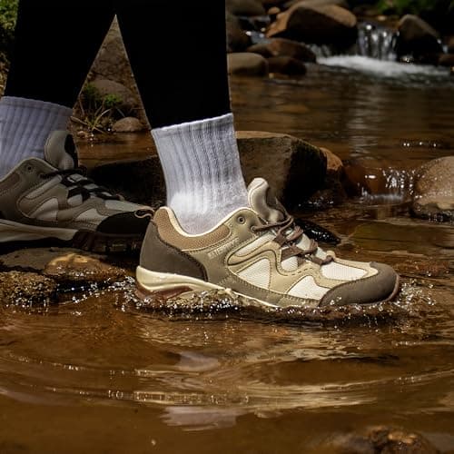 CC-Los Women's Lightweight Waterproof Hiking Shoes for Walking, Outdoor & Climbing Size 5.5-11