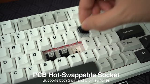 AULA F99 Wireless Mechanical Keyboard,Tri-Mode BT5.0/2.4GHz/USB-C Hot Swappable Custom Keyboard,Pre-lubed Linear Switches,RGB Backlit Computer Gaming Keyboards for PC/Tablet/PS/Xbox