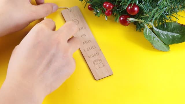 Wooden Bookmark 5 Year Anniversary Wood Gift for Him Her, 5th Anniversary Wooden Gifts for Wife Husband, 5 Year Marriage Gifts Anniversary for Couple, Fifth Anniversary Valentines Gifts for Women Men
