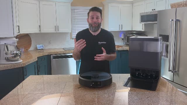 iRobot Roomba Plus 505 Combo Robot Vacuum & Mop with AutoWash Dock - Extending Spinning Mop Pads, Self-Empties, Pad Wash & Heated Drying, Self-cleaning, Recognizes & Avoids Obstacles, LiDAR Navigation