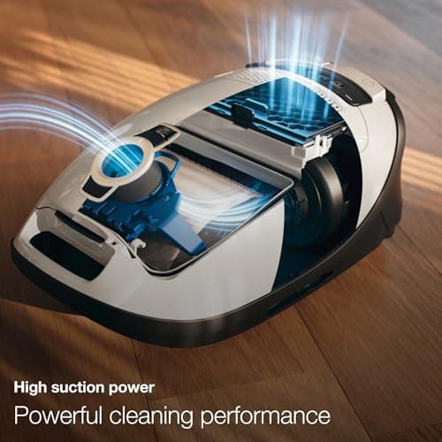 Miele Classic C1 Turbo Team Bagged Canister Vacuum, Tech Blue - Portable, Household