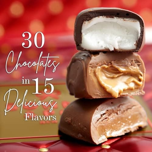 Christmas Chocolate Gift Basket – Gourmet Holiday Snack Gift Box Idea in Keepsake Tin – Men, Women, Corporate, Food Set- Bonnie and Pop